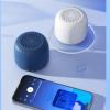 XUMIUZIY Portable BT Speaker, Compact Bluetooth5.3 Speaker with 360 Surround Sound, Supports Multiple Playback Modes, 4H Playtime Long Lasting Battery Life, for Party Travel Home (White) view 4