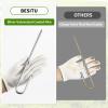 Besitu 12 inch Fence Stakes Heavy Duty 50-Pack J Hook Rebar Ground Stakes Anchor Galvanized Tent Stakes for Outdoor Decorations Inflatables Metal Stakes for Wire Fencing view 3