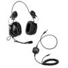 Arrowmax ASH1042-BK-Y2 Dual Muff PNR Hard Hat Headset with PTT and Noise Cancelling MIC for Motorola Vertex Standard VX-6E, VX-6R, VX-7E, VX-7R view 1