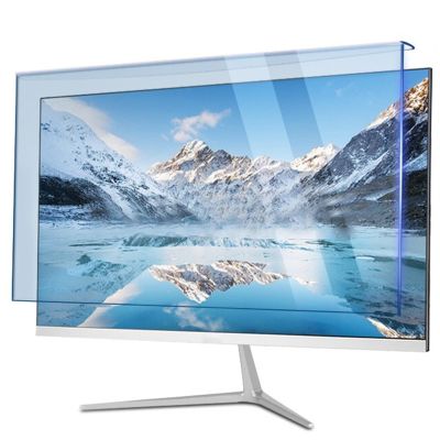 Blue Light Blocking Screen Protector Panel for 27 inch Diagonal PC Eye Protection Filter Film - Widescreen Laptop and Monitor Frame Hanging Type (W 24" X H 14")
