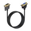 90 Degree Elbow 15Pin Male to Female Extension Cable Cord Right Angle HDB15 D-Sub Male Female Video Line Wire M F Cable(1M,2) view 4