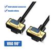 Gold-Plated Connection Cable 15Pin Male to Male to Female to Female 1080P HD Line Wire Compatible with The TV 90/270 Degree Elbow Data Cord(Male to Female -270D,10M) view 2
