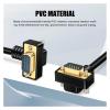 Gold-Plated Connection Cable 15Pin Male to Male to Female to Female 1080P HD Line Wire Compatible with The TV 90/270 Degree Elbow Data Cord(Male to Female -270D,10M) view 4