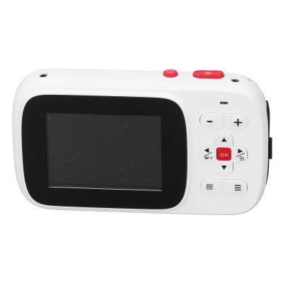 GOWENIC Digital Camera, 72MP 2.5K FHD Digital Point and Shoot Camera with Auto Focus, 16X Digital Zoom, Anti Shake, Auto Beauty, Compact Camera for Travel Vlog (White)