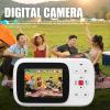 GOWENIC Digital Camera, 72MP 2.5K FHD Digital Point and Shoot Camera with Auto Focus, 16X Digital Zoom, Anti Shake, Auto Beauty, Compact Camera for Travel Vlog (White) view 3