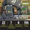 Rugged Radios 2 Pack GMR2 Plus GMRS Handheld Two Way Radio Grey 2 Watt Long Range Walkie Talkie for Hiking Off Roading Events Warehouse Communication view 2