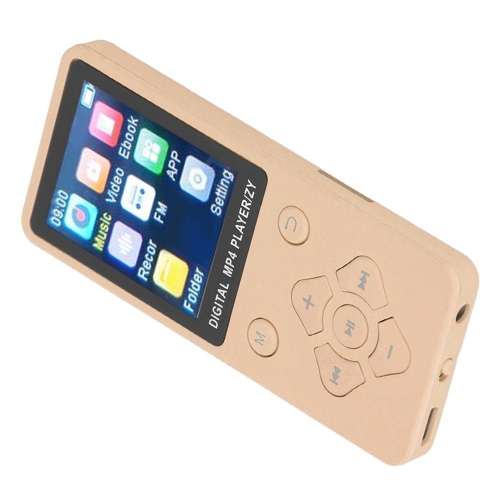 32GB MP3 Player MP4 Player, Portable MP3 Music Player with Bluetooth 5.0, 1.8 LCD Display, MP3 Player w Speaker Video Ebook Picture Recording, Lossless Sound MP3 MP4 Music