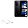 BoxWave Stand and Mount Compatible with Poco F5 Pro - Pocket Aluminum Stand 3-in-1, Portable Multi Angle Viewing Riser - Metallic Silver view 1