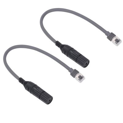 Asixxsix SPX to RJ45 Connector for Gen 3 V3 Rectangular Satellite Cable Extension, 1 Pair Cable RJ45 Female Connector, Plug and Play
