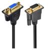 90 Degree Male to Female Extension Cable, 15 Pin Monitor Video Cable Support 1080P Full HD Compatible with The PC TV Projector(Straight,1m) view 2