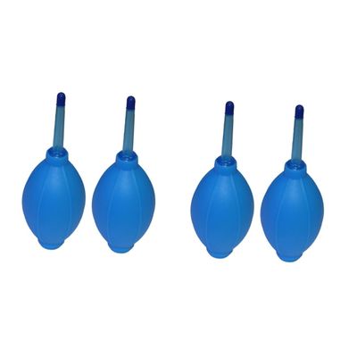Gadpiparty 4pcs Silicone Air Blower Pump Oval Shaped Dust Cleaner Tool for Camera Phone Keyboard Powerful Dust Remover for Lenses Monitors and More Lightweight Portable