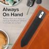 BoxWave Stylus Pouch Compatible with HiFi Walker H2 Touch - Stylus PortaPouch, Pen Stylii Holder Carrier Portable Self-Adhesive - Jet Black view 3