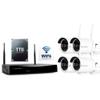 Crystal Vision Technology 10-Channel WiFi6 NVR with 1TB HDD & 4X 3MP AI-Powered Bullet Cameras | Advanced Home Surveillance System view 1