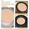 WOONEKY 2pcs Fire-resistant Spotlight Lampshade Diffusers Light Diffuser for Chandelier Protect Eyes Save Space Friendly view 4