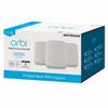 NETGEAR Orbi Tri-Band Wi-Fi 6 Mesh System RBK763S Router with 2 Satellite Extenders (Coverage up to 7,500 sq. ft, 75 Devices, AX5400 Up to 5.4Gbps) (Renewed) view 4