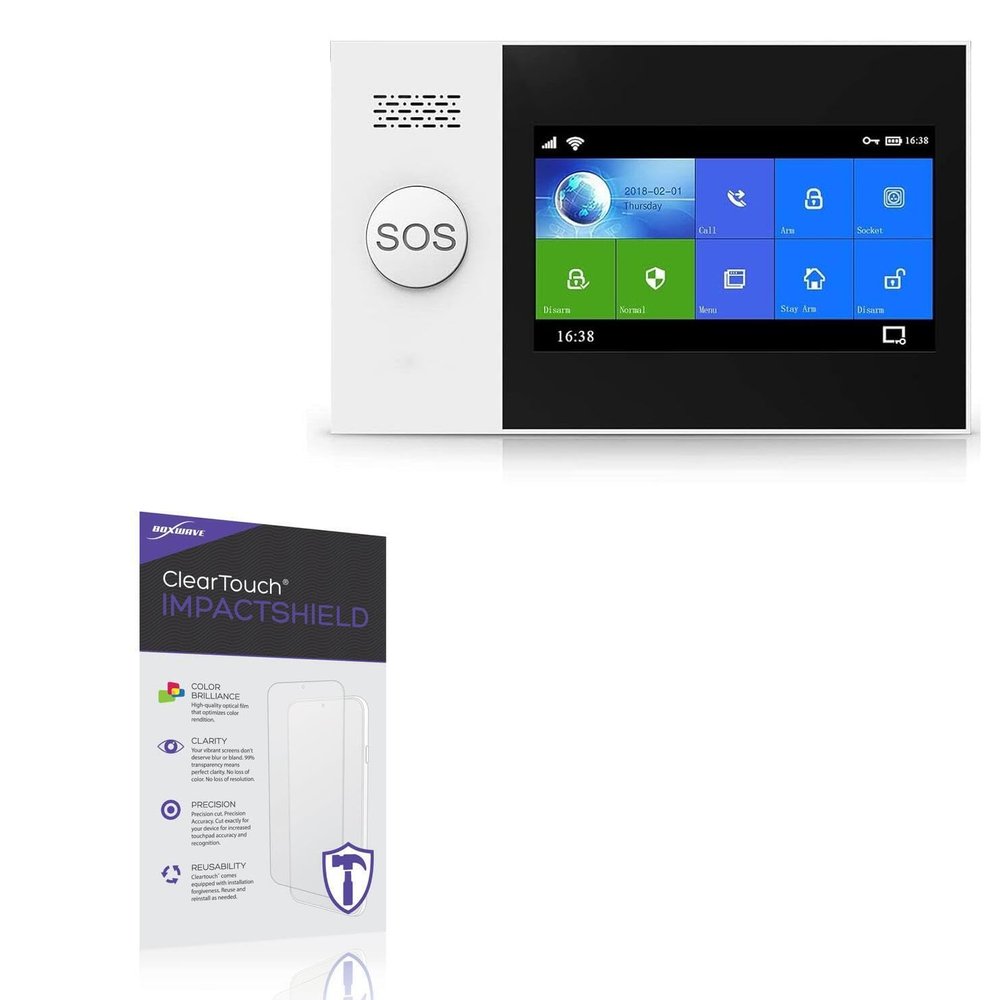 BoxWave Screen Protector Compatible with Clouree PG107I-4G-US-AMC Screen Display (4.3 in) - ClearTouch ImpactShield (2-Pack), Impenetrable Screen Protector Flexible Film