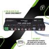 Timpano 7 band equalizer TPT-EQ7 10V High Voltage Line Driver 6 Channel RCA Output and Subwoofer Control and Crossover 1/2 Din Graphic Car Audio Eq with High Level Input view 3