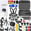 GoPro Hero Compact Waterproof Action Camera with 4K, 12MP Photos, Stabilization + 128GB Card, Card Reader, 50 Piece Accessory Kit - Bundle view 1