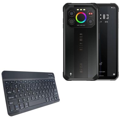 BoxWave Keyboard Compatible with IIIF150 Air1 Ultra+ - SlimKeys Bluetooth Keyboard, Portable Thin with Chiclet-Style Keys - Jet Black