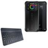 BoxWave Keyboard Compatible with IIIF150 Air1 Ultra+ - SlimKeys Bluetooth Keyboard, Portable Thin with Chiclet-Style Keys - Jet Black view 1