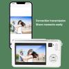 Digital Camera, 1080P 36MP Video Camera, Auto Focus 18X Digital Zoom Vlogging Camera, Compact Portable Dual Cameras for Photography (White) view 4