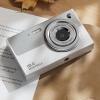 4K Digital Camera for Photography, 68MP Autofocus Anti Shake 16X Zoom Vlogging Camera, Flash, Compact Travel Camera, Built in 32GB Memory (Silver) view 2