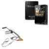 BoxWave Adapter Compatible with HiFi Walker H2 Touch - Micro SD Card miniReader, USB Type-C OTG Reader USB3.0 Adapter Keychain - Metallic Silver view 1