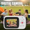 GOWENIC Digital Camera, 72MP 2.5K FHD Digital Point and Shoot Camera with Auto Focus, 16X Digital Zoom, Anti Shake, Auto Beauty, Compact Camera for Travel Vlog (Silver) view 3