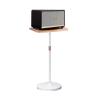 yinxx240708 Speaker Stands Mounts Speaker Stand Solid Wood Floor Standing Audio Stand Kickstand Rack CD Cabinet Surround Stand Desktop Speaker Stands(White)
