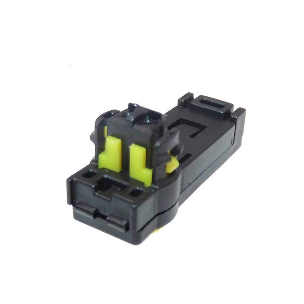 1Set 2 Pin Automobile Steering Wheel Low Current Wiring Cable Sockets DJ70271A-1-21 Auto Hairspring Connector with Wires(Black,Female)