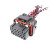 1 Set 26/34 Pin Way Auto Connector 1473416-1 1473416-2 3-1437290-7 3-1437290-8 6437288-6 1437288-6 6437288-2 4-1437290-1 4-1437290-0(Female Connector,34P) view 1