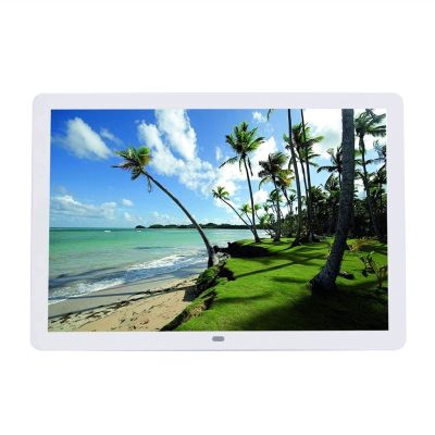 JDXQBLD 18.5-inch Digital Photo Frame Advertising Machine Wall-Mounted Digital Photo Frame Supports 1080P Video Playback