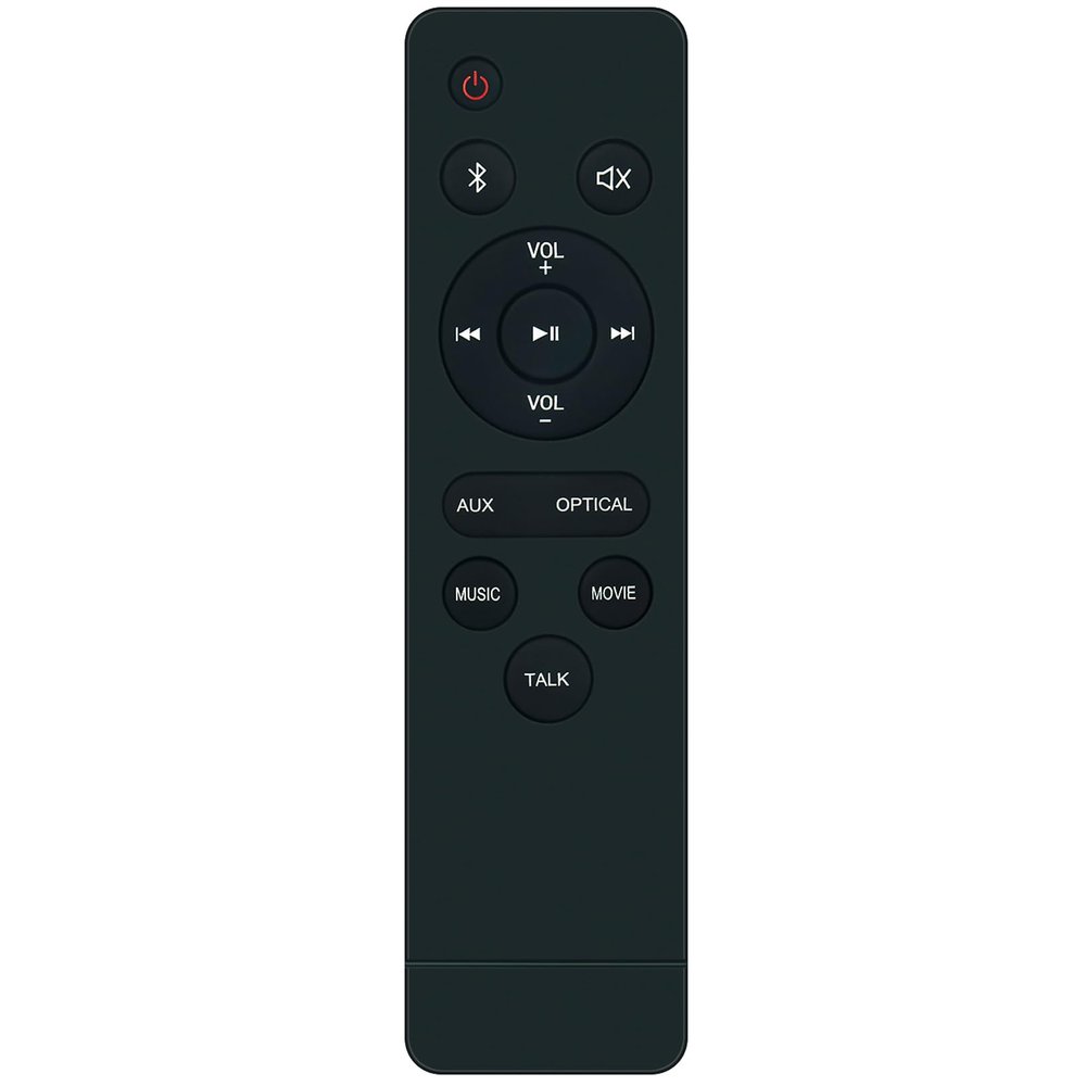 100015716 Replacement Remote Control Commander Compatible with Onn Soundbar 100015716 36" 2.1 Sound Bar