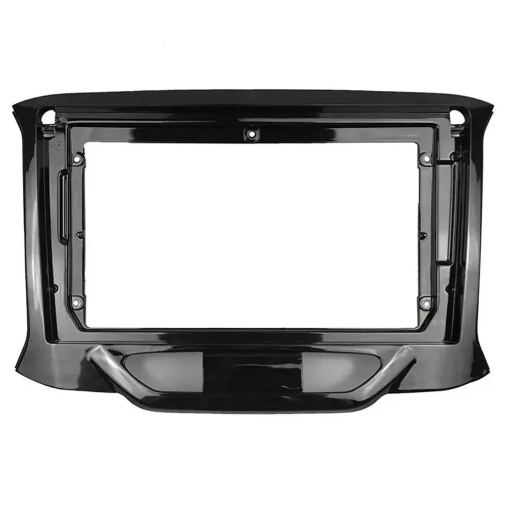 Carbon Fiber Car Center Console Air Vent Condition 2Din Audio Face Plate Car Radio DVD Player Fascias Frame/Fit For Lada Xray 2015-2019 9" Big Screen Panel Dash Mount Refitting Kit Car Stereo Dash Ra