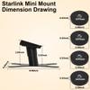 Star Link Mini Magnetic Mount,Neeotyy Star Link Mini Magnetic Roof Mount,Easy to Install for Car/RVs (220lbs Pulling Force) view 2