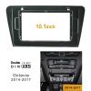 JNOEEDWN 10.1 Inch Compatible with Skoda Octavia 2014-2017 Installation Kits DVD Frame Fascia Panel Android Car Radio Frame view 4