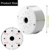 PUYREEINN 2 Pack Dome Camera Junction Box,Security Camera Bracket,CCTV IP Surveillance Cameras Holder, ABS Plastic Dome Camera Mount view 2