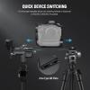 NEEWER Z9 Camera Cage, Aluminum Alloy Video Rig Camera Stabilizer Frame with Cold Shoe, NATO Rail, 1/4", 3/8", Anti Twist Pin for Filmmaking/Vlogging, Compatible with Nikon Z 9, CA118 view 3