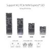 ASUS ROG Strix Arion White M.2 NVMe SSD Enclosure-USB3.2 Gen 2x1 Type-C (10Gbps), Dual USB-C to C & USB-C to A, Screwdriver-Free, Thermal Pads Included, Fits PCIe 2280/2260/2242/2230 M Key/B+M Key view 2