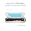 ASUS ROG Strix Arion White M.2 NVMe SSD Enclosure-USB3.2 Gen 2x1 Type-C (10Gbps), Dual USB-C to C & USB-C to A, Screwdriver-Free, Thermal Pads Included, Fits PCIe 2280/2260/2242/2230 M Key/B+M Key view 4