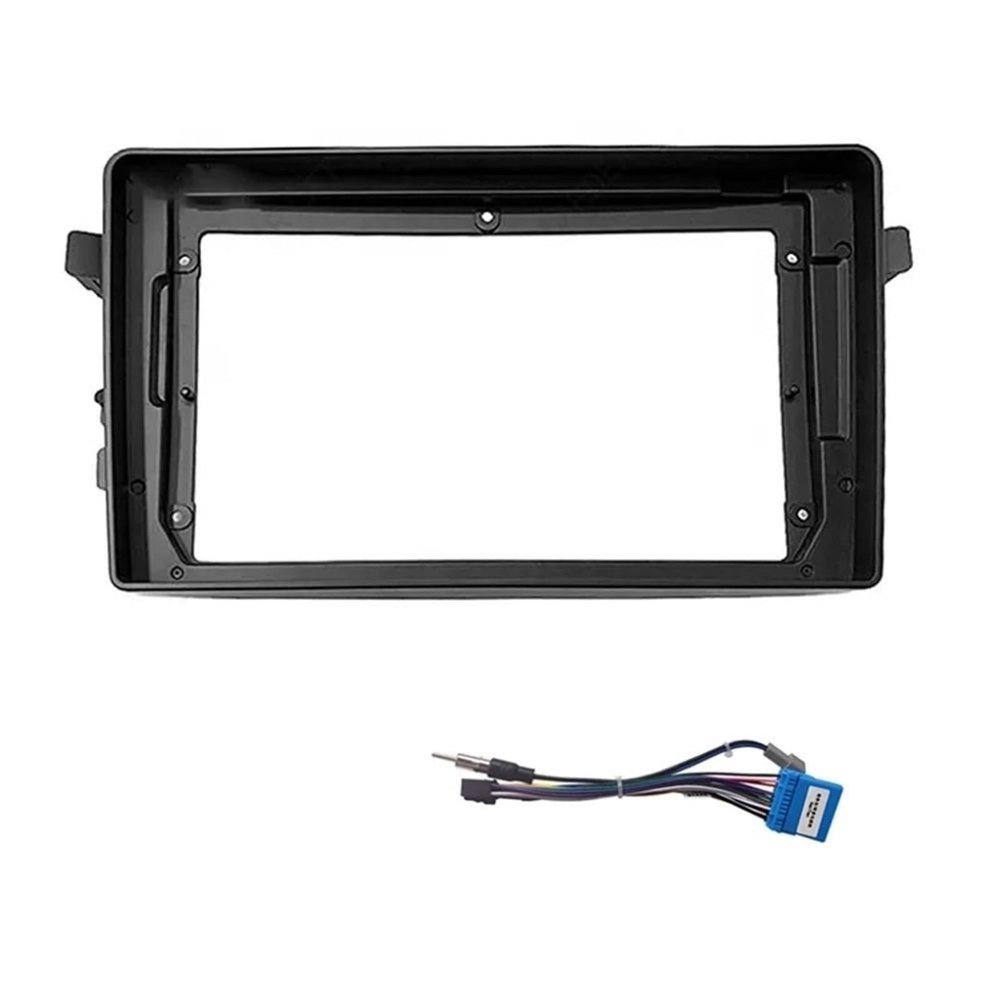 GRASKY Compatible with Suzuki CELERIO 2014-2015 (9Inch) Car Radio Fascias Android GPS MP5 Stereo Player 2 Din Head Unit Panel Dash Frame Installation(Frame Cable)