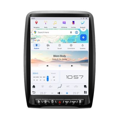 13.8 Inch 8+128GB Tesla Screen Android 13 Car Stereo for Dodge Durango Car GPS Navigation Multimedia Player AutoRadio Tape Unit (for Year 2014-2020)