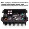 Shkalacar Car Audio 4-Channel Amp Amplifier 80Wx4 Modification Power, Digital Sound Processor Class A/B for Android Car Player view 3