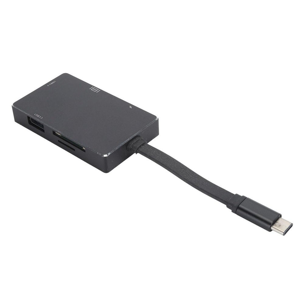 6 in 1 Multi USB Port Adapter USB C HUB Docking Adapter Station with USB3.0 PD Fast Charging SD Card Slot Type C to 4K HD Converter