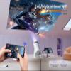 Mini projector with WiFi and Bluetooth, Outdoor Portable Movie Projector 1080P Support, Auto Keystone Home Projector, WiMiUS S27 Renewed (Renewed) view 4