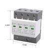 SHY1-40 Surge Protective Device SPD AC 3P+N 20~40KA 30KA~60KA 385V 420V House Protection Arrester Low-Voltage Protector 1Pcs(4P 420V AC,10-20KA) view 3