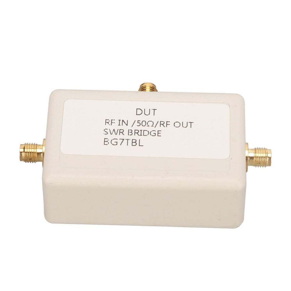 FLEXMAN SWR High Power Bridge, 1 to 500MHz 3 Ports Standing Wave Ratio Bridge for Antenna Measurement and Debugging, Debugging and Testing of RF Matching Circuits (Bridge)