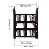 Hxyxbnhno PC Hard Tray Connector 2.5 Inch / 3.5 Inch SSD Metal Mounting Adapter Bracket view 4