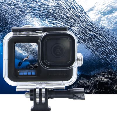 PCTC Waterproof Case for Go Pro Hero 13 Black, Accessories for Hero13/12/11/10/9 Black Waterproof Case, Supports 60M/196FT Underwater Dive, Professional Action Camera Dive Accessory