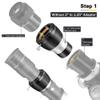 Alstar 2X High Power Barlow Lens for Telescopes, 2 inch 4-Element Multi-Coated Telescope Accessory, Color-Free Planetary Photography Astrophotography Accessories view 4